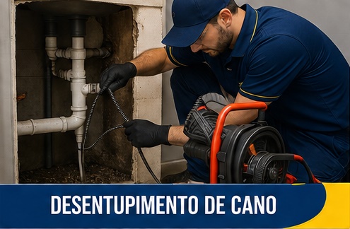 Desentupimento de Cano