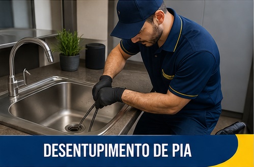 Desentupimento de Pia