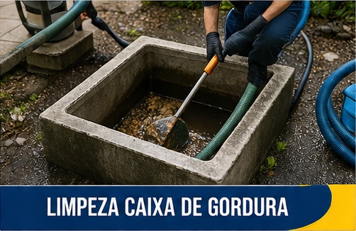 Limpeza de Caixa de Gordura