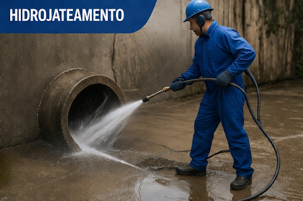 Serviço de hidrojateamento SP 24h